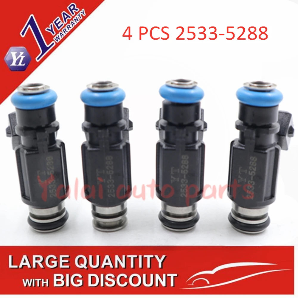 

Fuel Injector Nozzle 25335288 for 2002-2006 Mercury 40HP-60HP Outboard 2-Stroke 4PCS