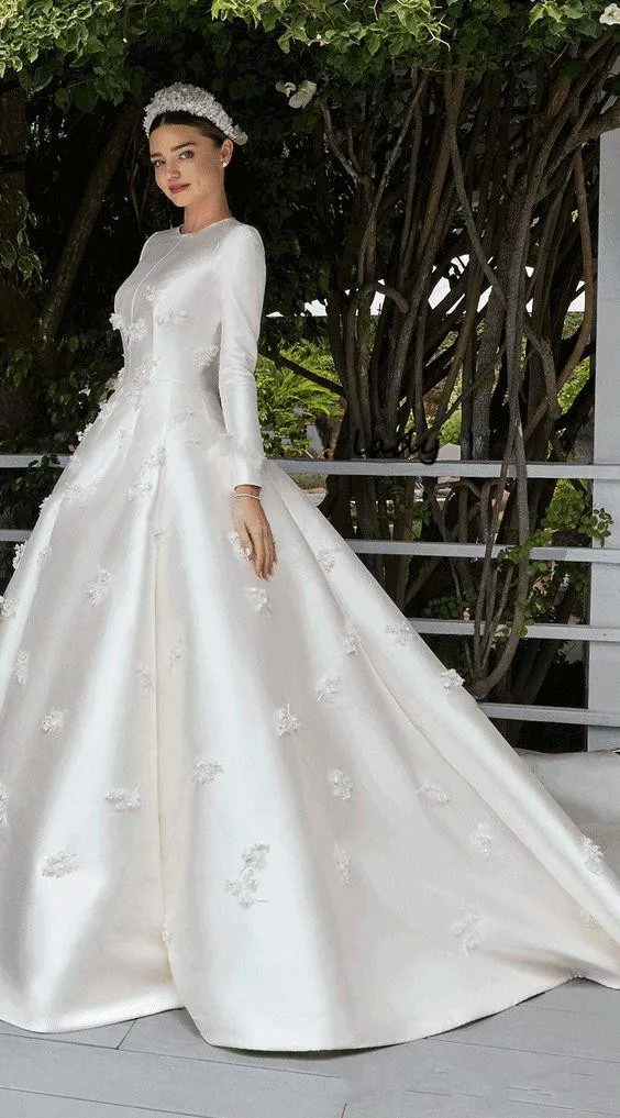 miranda-kerr-wedding-dresses-with-long-sleeve-2019-modest-jewel-muslim-middle-east-3d-floral-matte-stain-princess-church-royal-wedding-gown (1)_副本