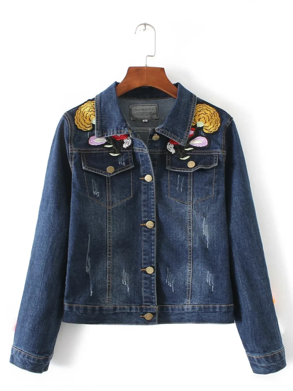 denim jacket with cap