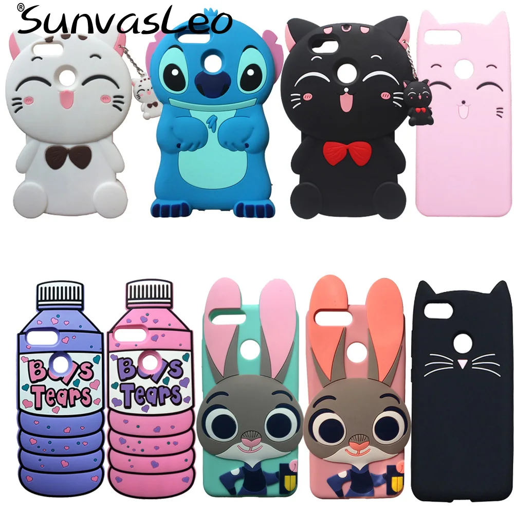 

For Huawei Honor 7X 5.93" 3D Soft Silicone Case Phone Back Cover Cartoon Unicorn Fundas Coque Skin Shell For Huawei Mate SE L24