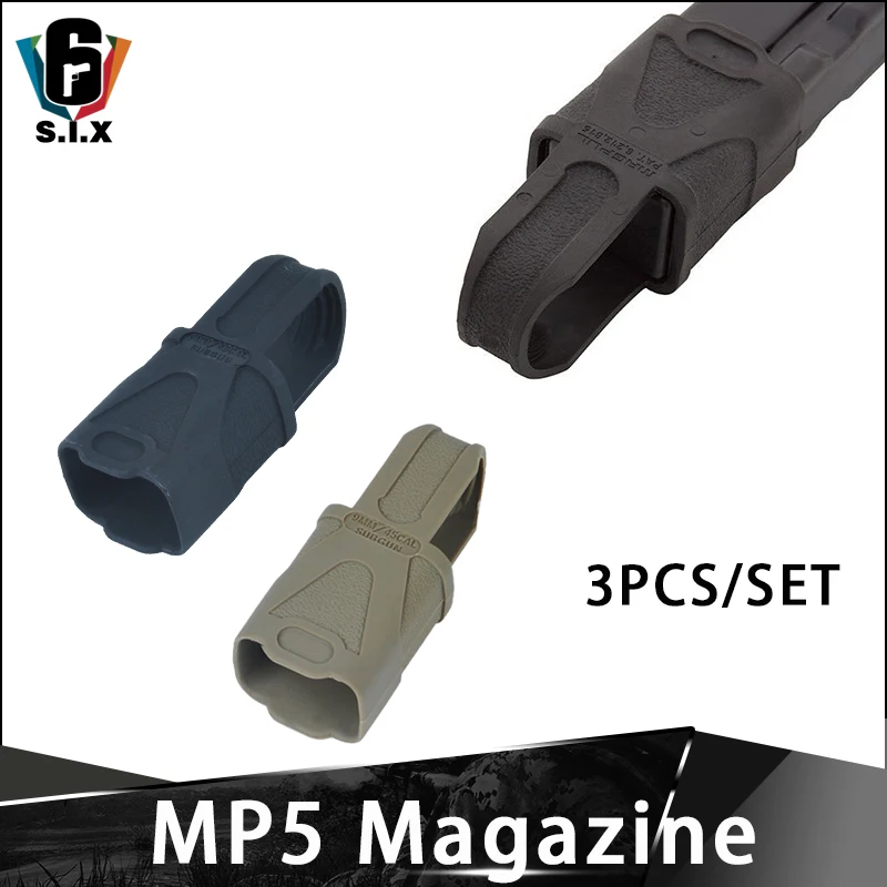 3 шт./компл. тактический Чехол для страйкбола 9 мм MP5 журнал быстрая Магнитная