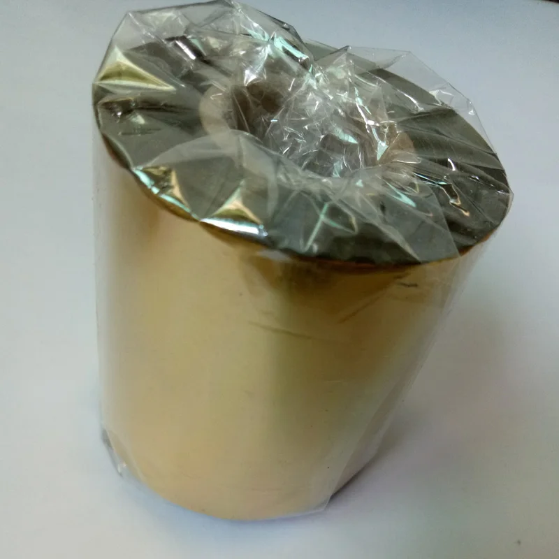 6 см Roll Лазерная цвета: золотистый, серебристый металлик голографические штамповки Цветной Алюминий Горячие Фольга ламинирования Передача Ремесло Бумага для ламинирования