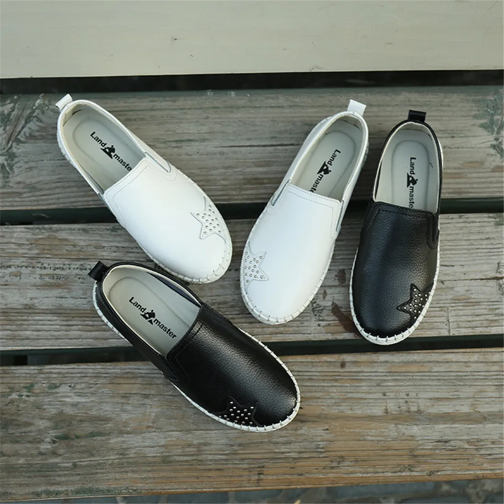 

2019 New Fashion Flat Shoes and Slip-On Casual Two Colors Shoes for Women