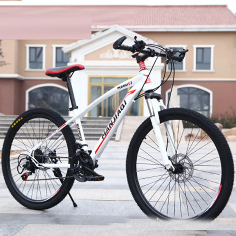 Bicycles 24-Inch Mountain Bike 24-Speed Men's And Women's Highway Changer Student Adult Racing Car Bicycles 24-Inch Mountain Bike 24-Speed Men's And Women's Highway Changer Student Adult Racing Car