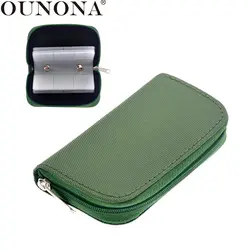 OUNONA портативный 22 слота SD SDHC MMC CF MicroSD карман-держатель для карт чехол на молнии сумка для хранения протектор