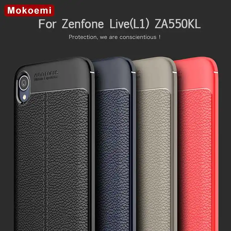 

Mokoemi Lichee Pattern Shock Proof Soft 5.5"For Asus Zenfone Live(L1) Case For Asus Zenfone Live(L1) ZA550K Phone Case Cover