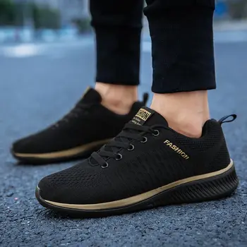 

Casual shoes men sneakers 2019 new outdoor breathable mesh men shoes mixed colors lace-up male shoes light sports sneakers men