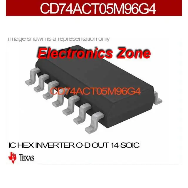 Cd74act05m96g4 IC HEX инвертор O-D из 14-SOIC CD74ACT05M96G4 |