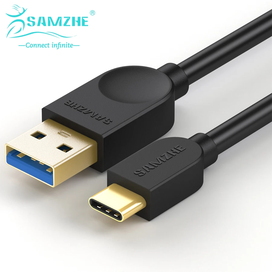 

SAMZHE 5Gbps USB 3.0 Cable A Male to Type C Male Cable Charger for Xiaomi Nexus Phones Oneplus 2 Macbook Data USB Cable