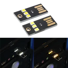 Высокое Качество Мини USB Свет Кемпинг Ночь Мобильный USB СВЕТОДИОДНАЯ Лампа Белый/Теплый Свет