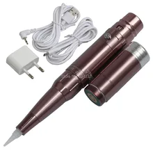 Новейший профессиональный татуаж машина татуировки бровей Губы машина ручка с Батарея питания