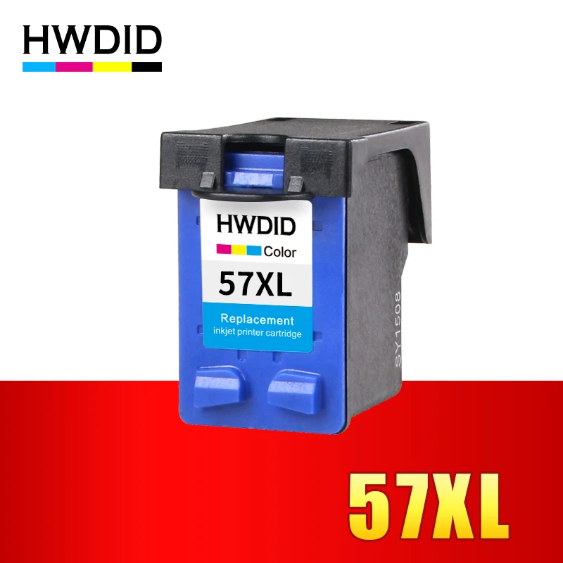 HWDID 57XL Refilled ink cartridge C6657A Tri color Compatible For HP