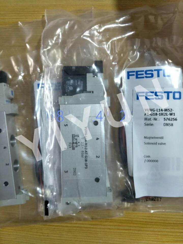 VUVG L14 M52 AT G18 1H2L W1 576256 VUVG B10A M52 RZT F 1P3 VUVG B10 B52 ...