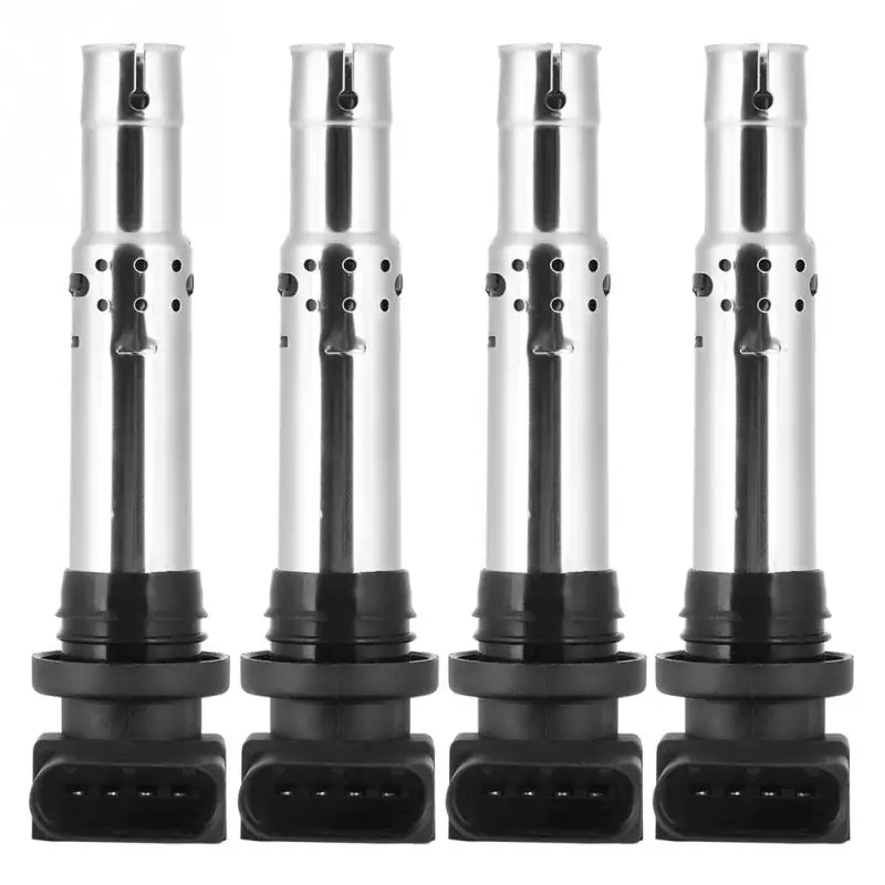 4pcs Ignition Coil for Audi A3 for VW Polo Tiguan Golf CC EOS Passat