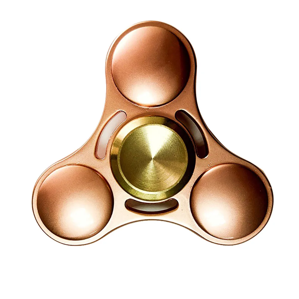 Rainbow Colors Titanium Alloy EDC Hand Fidget Spinner High Speed Focus Toy Gift