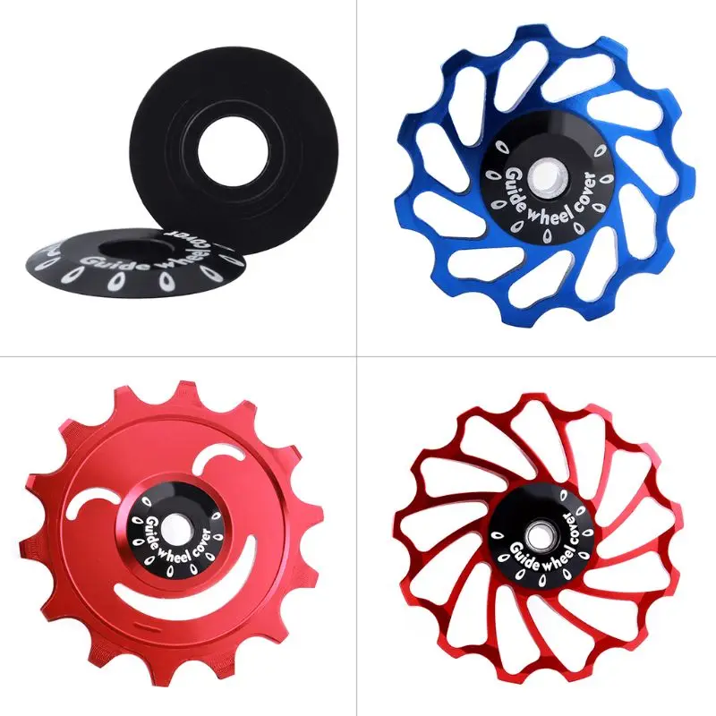 1 زوج دراجة Derailleur دليل عجلة غطاء رأس واقي الغبار حامي ل MTB الدراجة أجزاء العالمي ل 11/13/14 /15/16 T