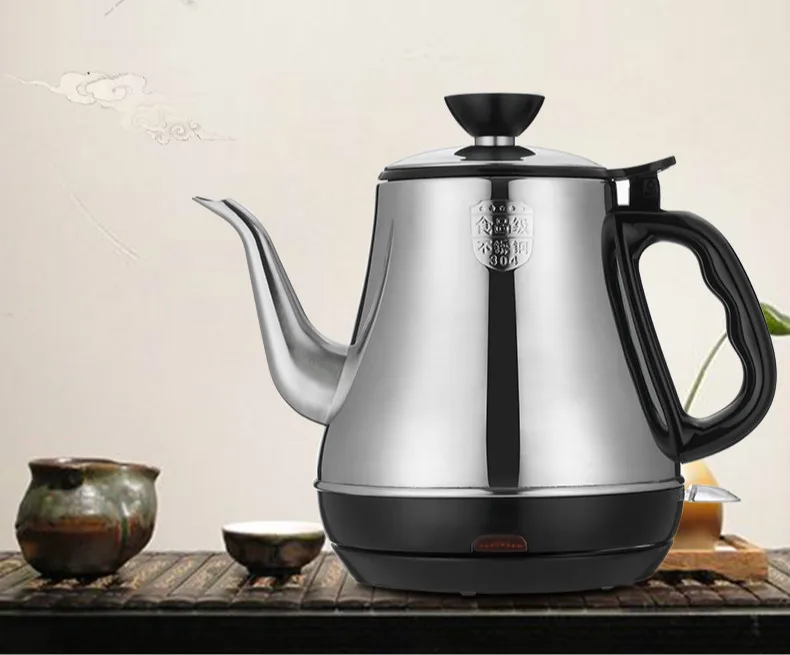 Electric kettle 304 stainless steel home long mouth electric small