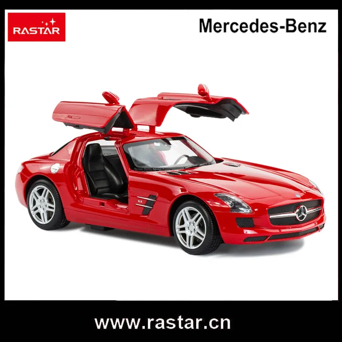 Rastar лицензированный-Mercedes-Benz SLS AMG с пультом дистанционного управления может открыть дверь вручную rc модель автомобиля игрушка 47600