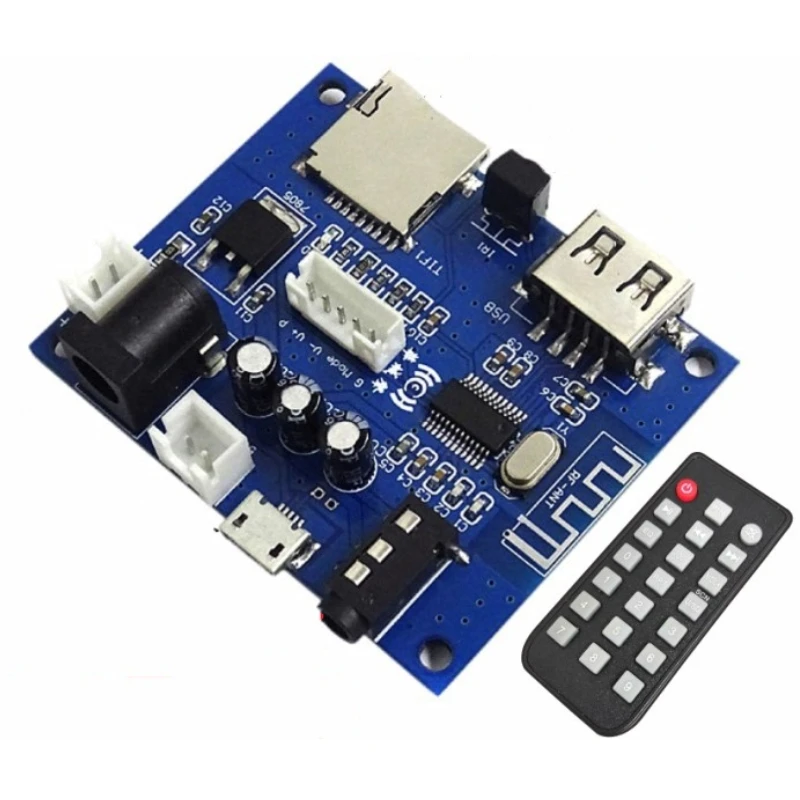 

Bluetooth 5.0 Audio Receiver Wireless Adapter 3.5mm USB Disk TIF card decoding Mp3 player With Remote Control