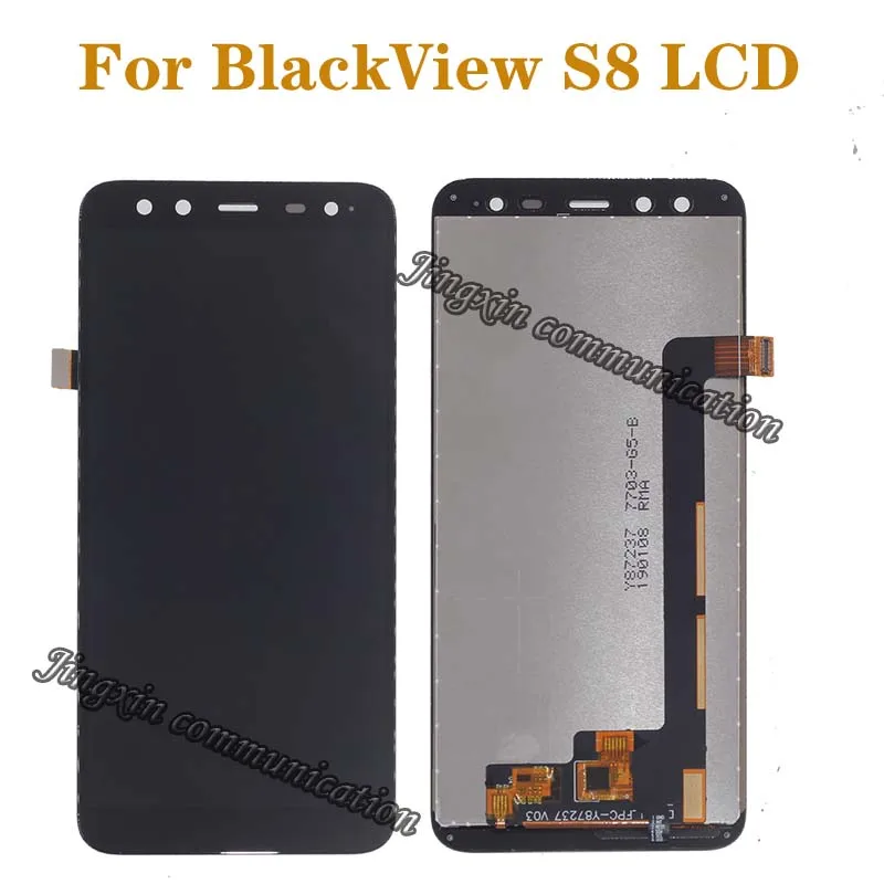 

5.7-inch original display for BlackView S8 LCD + touch screen digitizer components for blackView s8 LCD screen repair parts