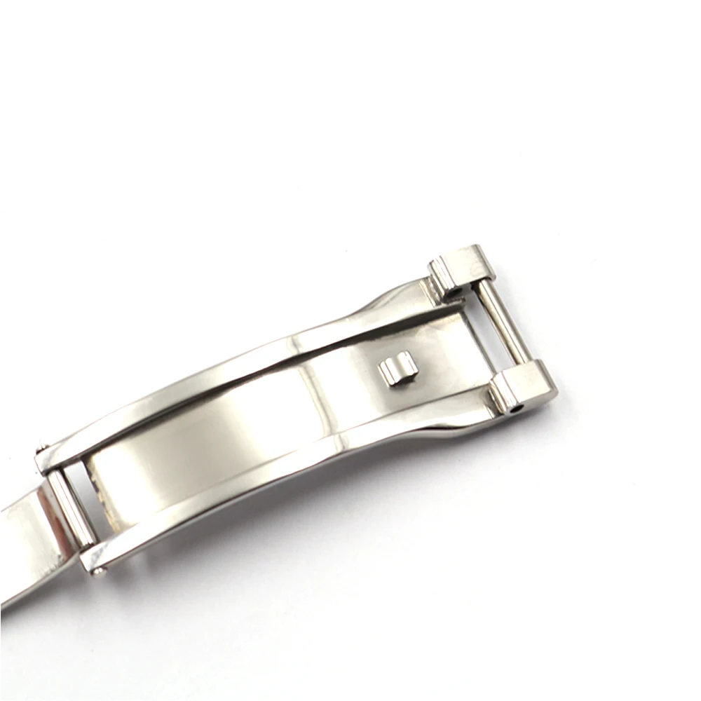 CARLYWET Wholesale 16 x 9mm 316L Stainless Steel Replacement Buckle Clasp For GMT Submariner Bracelet Rubber Leather Band Loops