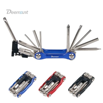 

Deemo Bicycle Kit Multifunction Tools Set with Chain Cutter Hex Screwdriver Spline Wrench Allen Phillips Keys