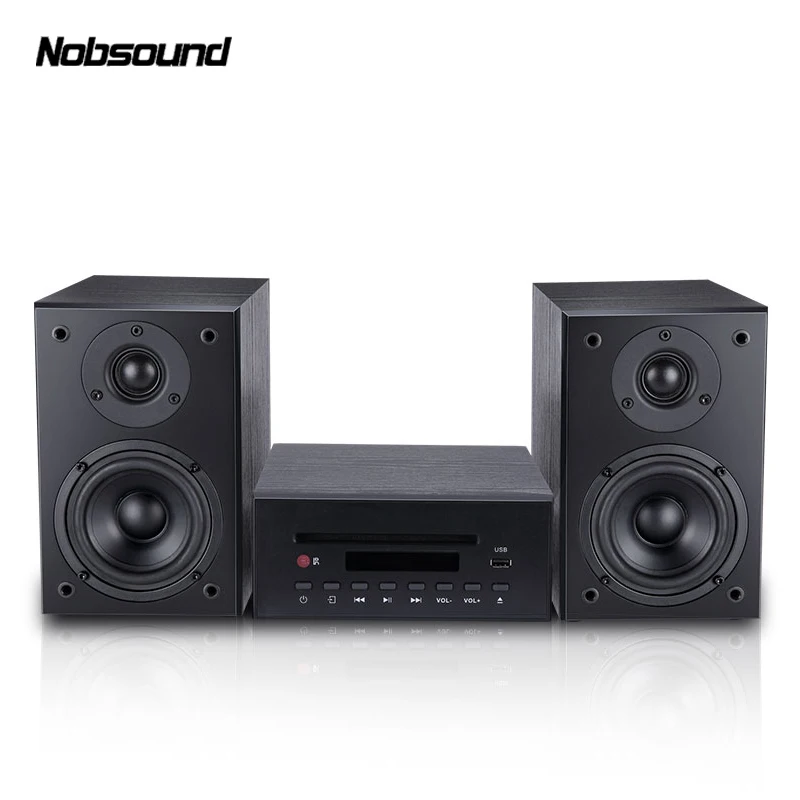 

Nobsound New MCR-560 Bluetooth Combined speaker Output power 60W MINI CD Column Radio MP3 Player speaker
