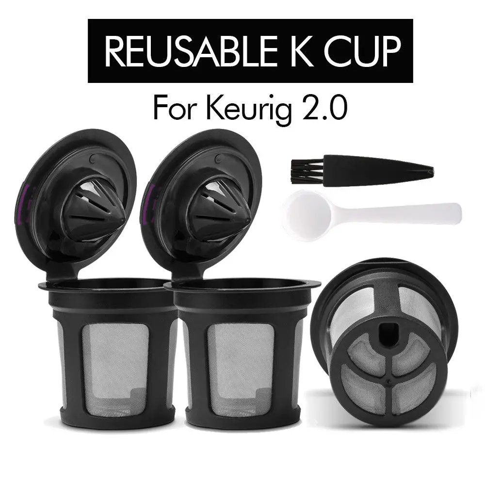 Keurig Refillable coffee Capsule Reusable K cup Filter for 2.0 Reusable