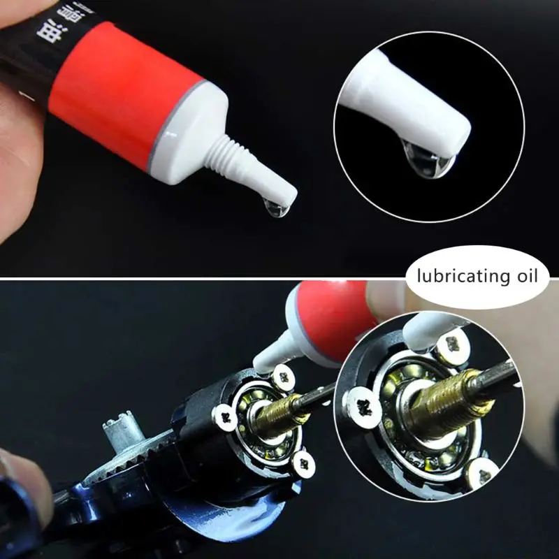 

2pcs Fishing Reel Special Lubricant Oil Fishing Lubricating Grease Metal Sprocket Bearing Lubrication Grease Fishing Accessories