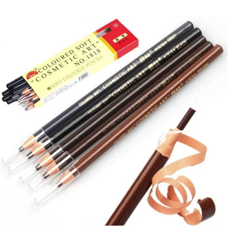 

1PC Microblading Eyebrow Tattoo Pen Waterproof Permanent Makeup Eye brow Pencil Positioning Lip Eyebrow cejas maquillaje Gift