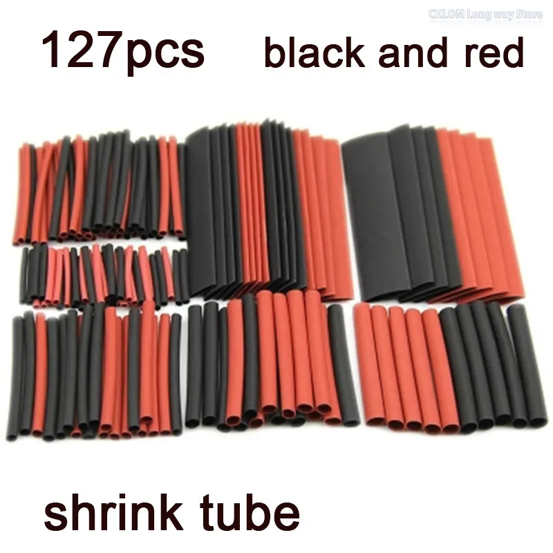 PVC Heat Shrink Tube 127PCS 21 Polyolefin Heat cable wire Shrink Tube