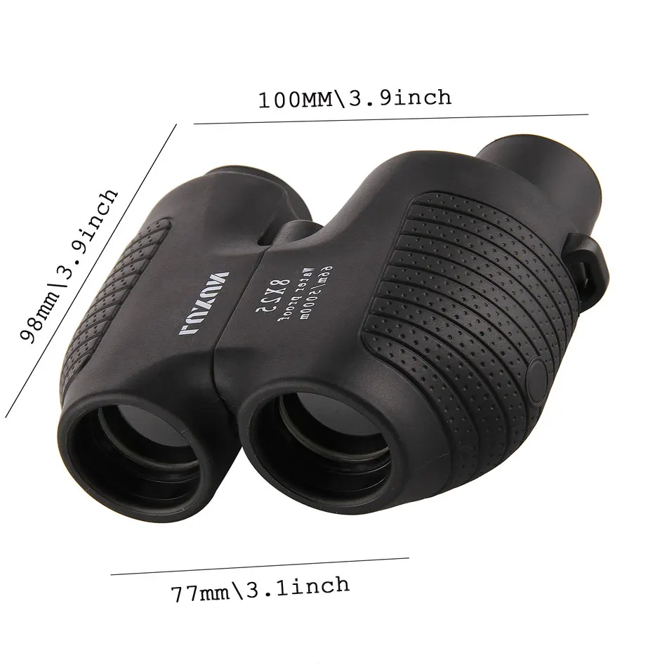 LUXUN 8x25 السيارات ثابتة التركيز مناظير للماء HD تلسكوب بورو موشور bak4 البسيطة أوبرا نظارات كرة القدم للألعاب الحفل
