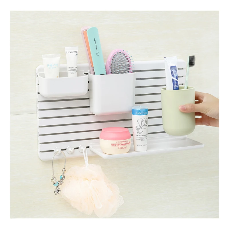 

RSCHEF Paste wall storage rack Creative storage box Creative plastic rack bathroom