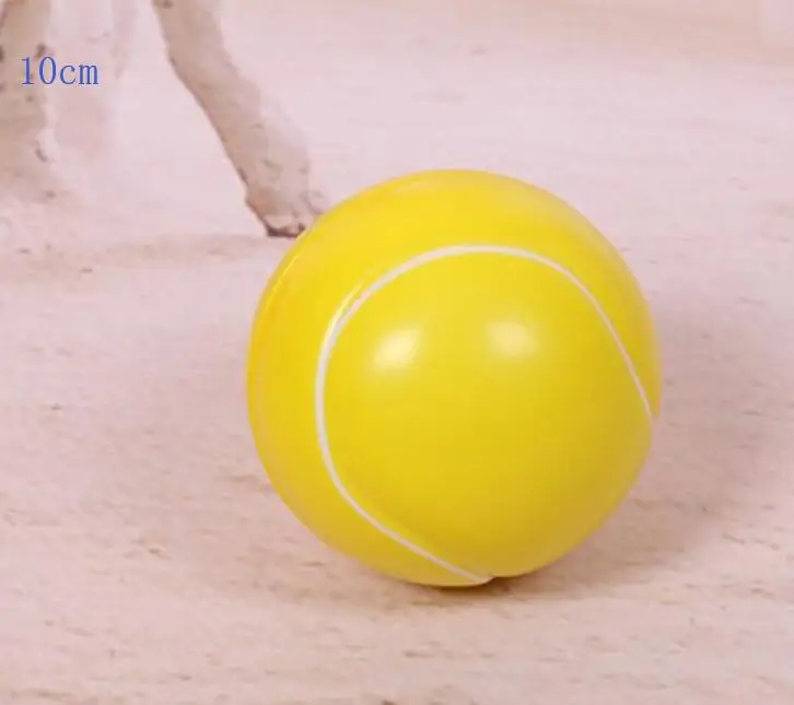 Футбол медленно поднимающийся антистресс сжимает игрушки бейсбольный теннисный мяч мячик мягкий антистресс облегчающий мяч 6,3 см 7,6 см 10 см - Цвет: tennis ball 10cm