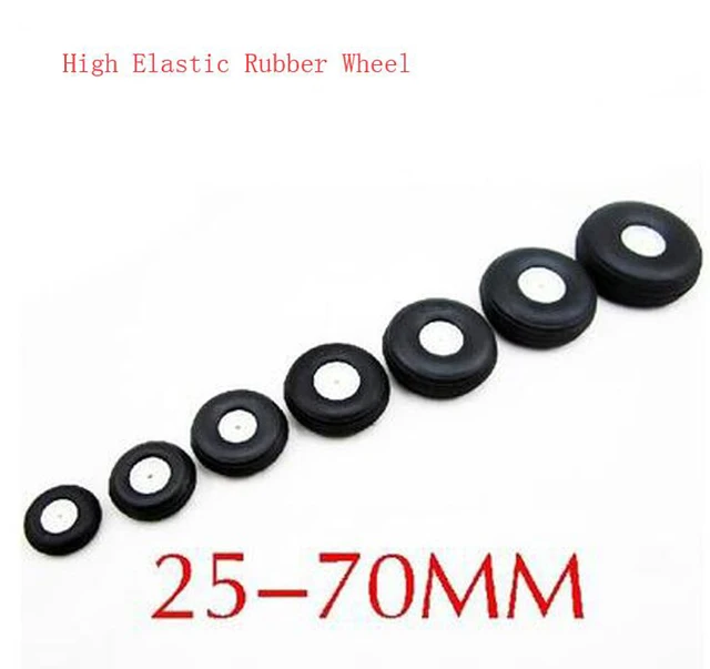 Best Offers  4PCS/Lot Rubber Wheel RC Airplane Tire PU Tyre Fix-wing Sponge Tire 25/32/40/65/70/76/50mm Tire Skin Wheel Hub for DIY Aircraft