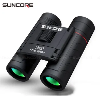 

10x22 Binoculars Portable Optical Lenses Telescope High Power HD Black Outdoor Camping Bird Watching Child Gift
