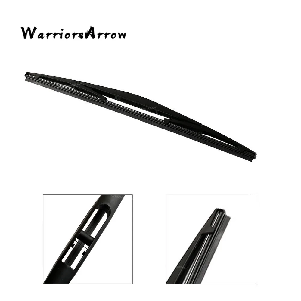 WarriorsArrow 14" Black Car Rubber New Rear Rain Windshield Wiper Arm