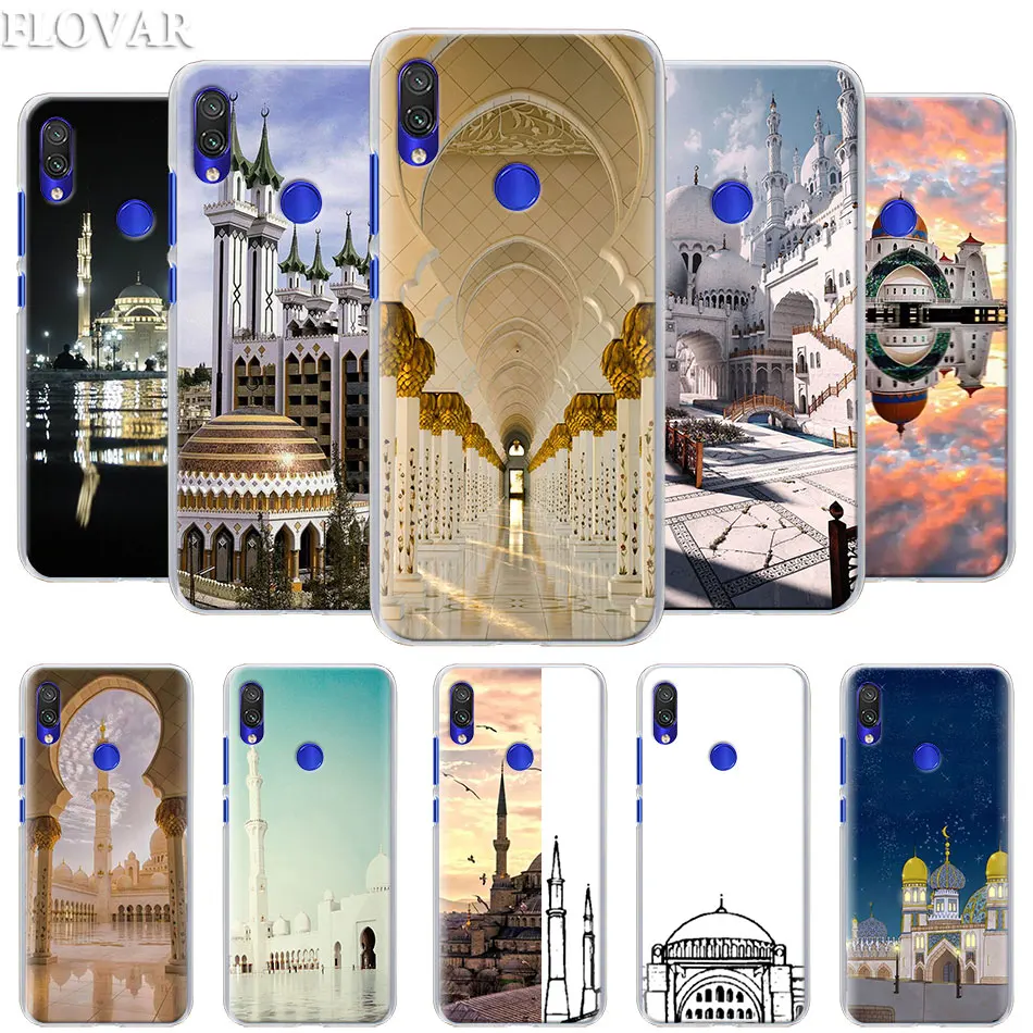 

Holy Arab Mosque Ultra Thin Cartoon Pattern Phone Case for Xiaomi Redmi 7 5 6 Pro Note 7 Pro 5 5A 6 Mi A1 A2 8 Lite 9 Case Coque