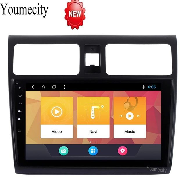 

10.1 inch Android 8.1 Octa 8 Core 2G RAM 32G ROM Car DVD Player for Suzuki SWIFT 2008-2015 Radio GPS Navigation BT RDS WIFI Map