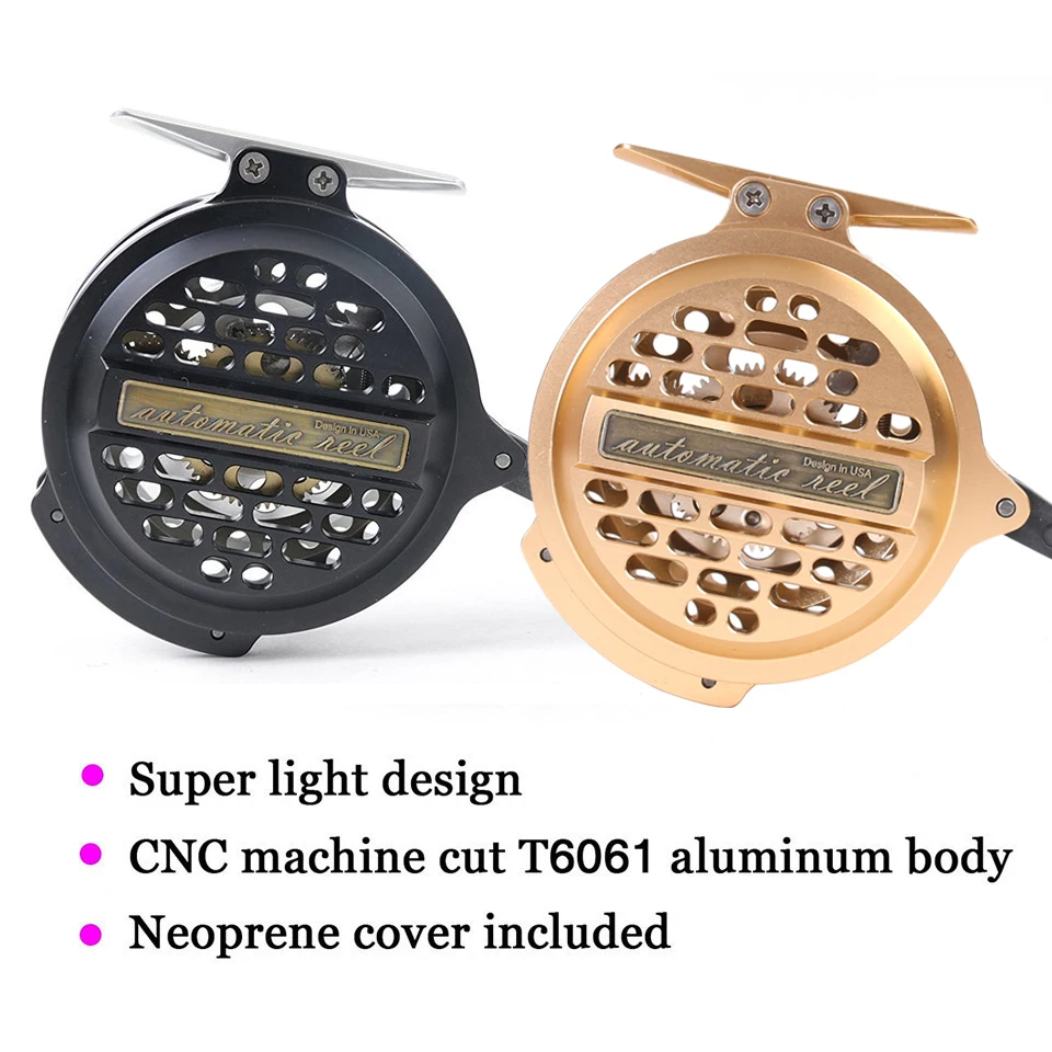 Carretel de Pesca Maximumcatch Super Automática Voar Prata - Blacky4 70 Alumínio Carretel Luz 6 Cheap Carretilhas de pesca