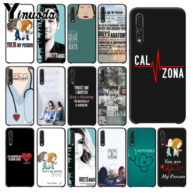 Yinuoda You're My Person Greys Anatomy TPU черный чехол для телефона huawei p20pro p20lite mate10pro nova3i honor8x coque |