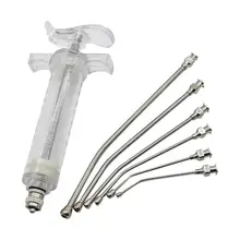 Parrot Syringe Bird-Feeding Curved-Gavage with 6pcs Tubes 1pcs 20ml/50ml