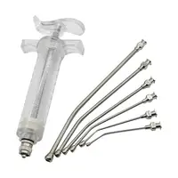 7 Pcs/lot 10ml/20ml/50ml Parrot Feeding Syringe Parrots Bird Feeding Syringe With 6 Pcs Curved Gavage Tubes Bird Feeding Tool 1
