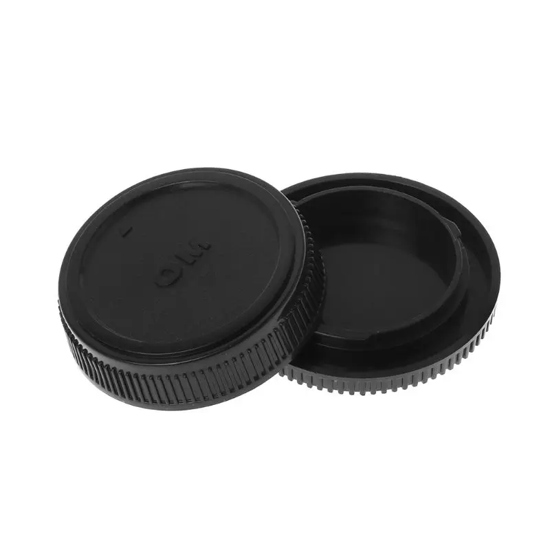 

Rear Lens Body Cap Camera Cover Anti-dust Mount Protection Plastic Black for Olympus OM