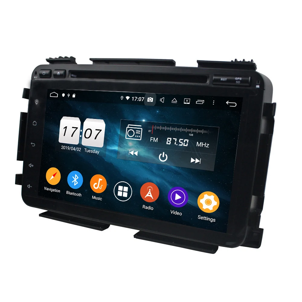 Discount 4GB RAM Octa Core 8"DSP  Android 9.0 Car Radio DVD Player for Honda Vezel HRV HR-V 2014-2016 GPS WIFI Bluetooth USB Mirror-link 3