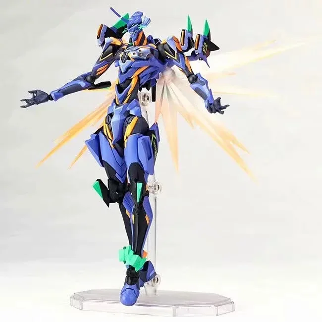 EVA-01 окончательная модель Evangelion Anima REVOLTECH EVANGELION EVOLUTION EVA ПВХ фигурка Коллекционная модель игрушки 17 см