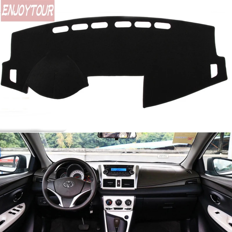 

For Toyota VIOS 2014-Car Styling Covers Dashmat Dash Mat Sun Shade Dashboard Cover Capter 2015 2016 2017