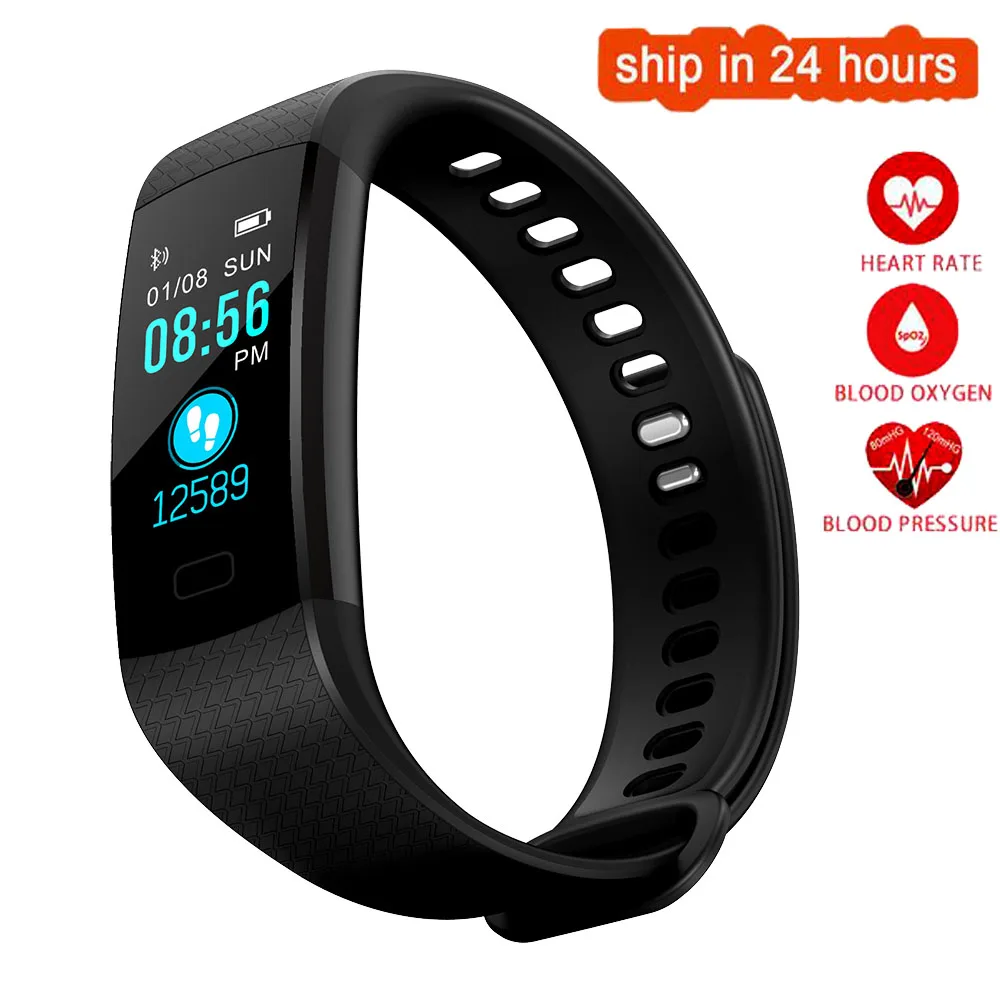 K17 Color Screen Smart Wristband Sports Bracelet Heart Rate Blood Pressure Monitor Fitness Tracker for HTC ONE M8s A9 X9 10 evo