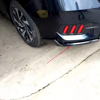 

High Quality 2Pcs/set Car Rear Bumper Lip Splitter Wrap Angle Splitters Spolier For Honda Civic Sedan 4Dr 2016 2017 2018