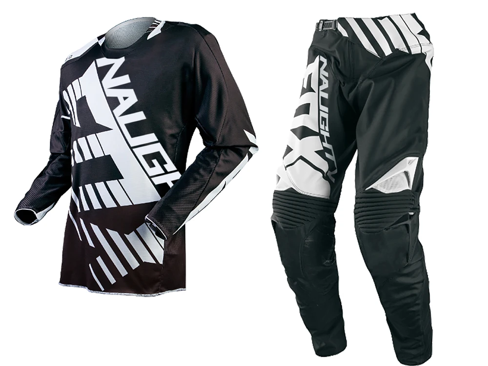Free Shipping 2018 NAUGHTY MX 360 Black Jersey Pants Combo Motocross Motorbike Dirt Bike Offroad Cycling Racing Gear Set Free Shipping 2018 NAUGHTY MX 360 Black Jersey Pants Combo Motocross Motorbike Dirt Bike Offroad Cycling Racing Gear Set